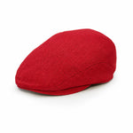 🎁 Bold Red - Linen Cap (100% off)